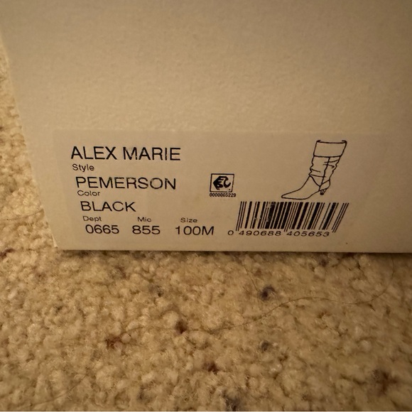 Alex Marie Leather slouchy boots - Picture 3 of 6